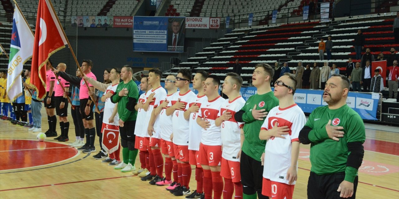 Down Sendromlu Futsal Milli Takımı, Trisome Oyunları'nda Brezilya'ya 5-2 yenildi