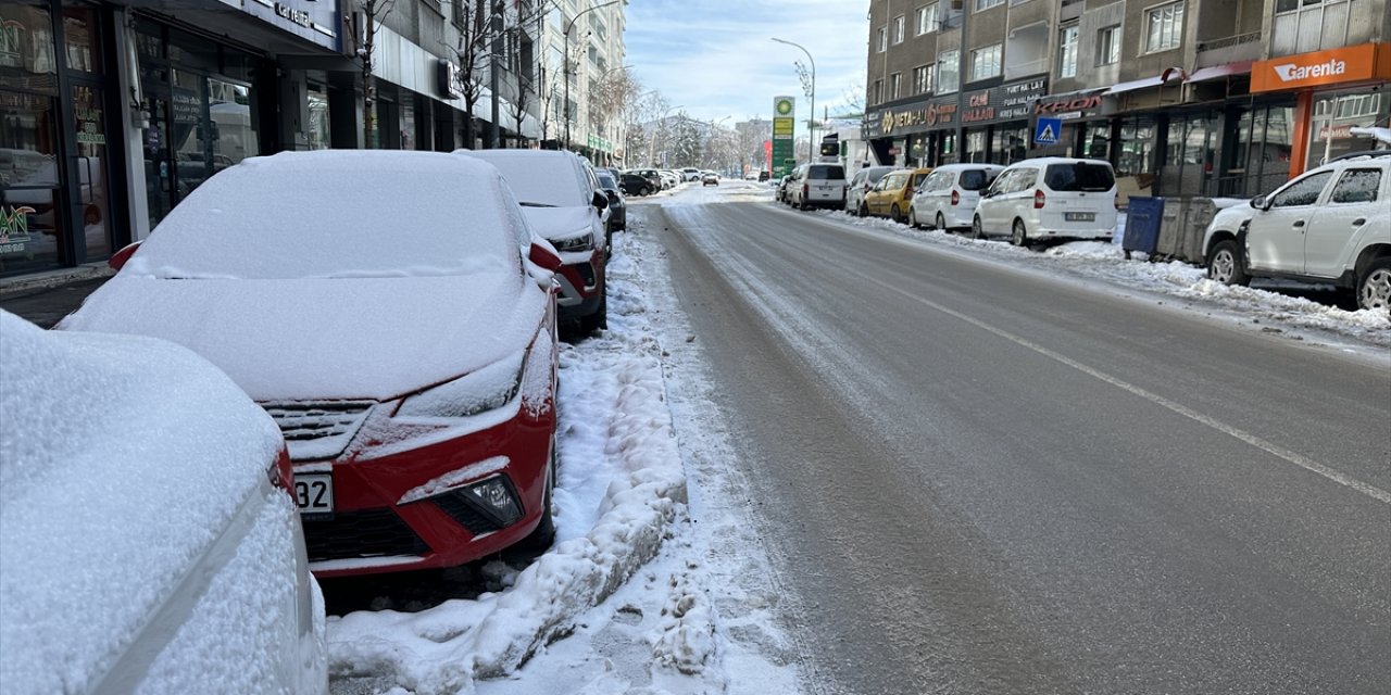 Karla kaplanan Erzurum, Ardahan, Kars ve Ağrı'da soğuk hava etkili