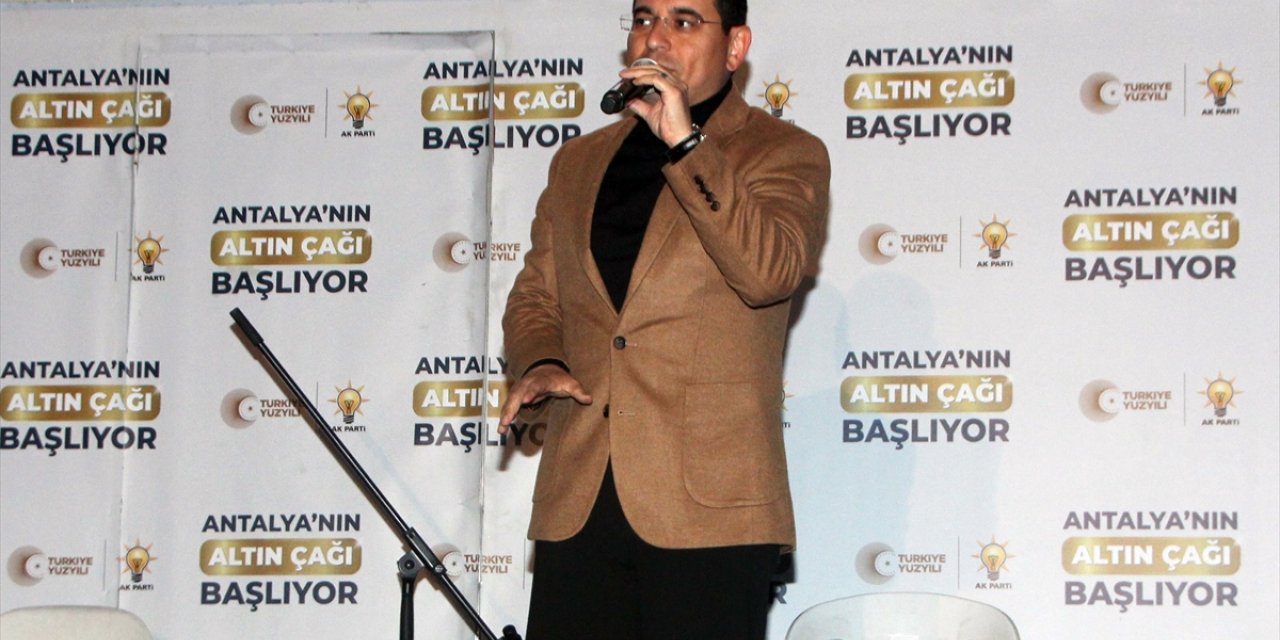 Antalya Büyükşehir Belediye Başkan adayı Tütüncü, Serik'te iftar programında konuştu: