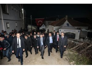 Ankara Valisi Şahin'den şehit ailesini ziyaret
