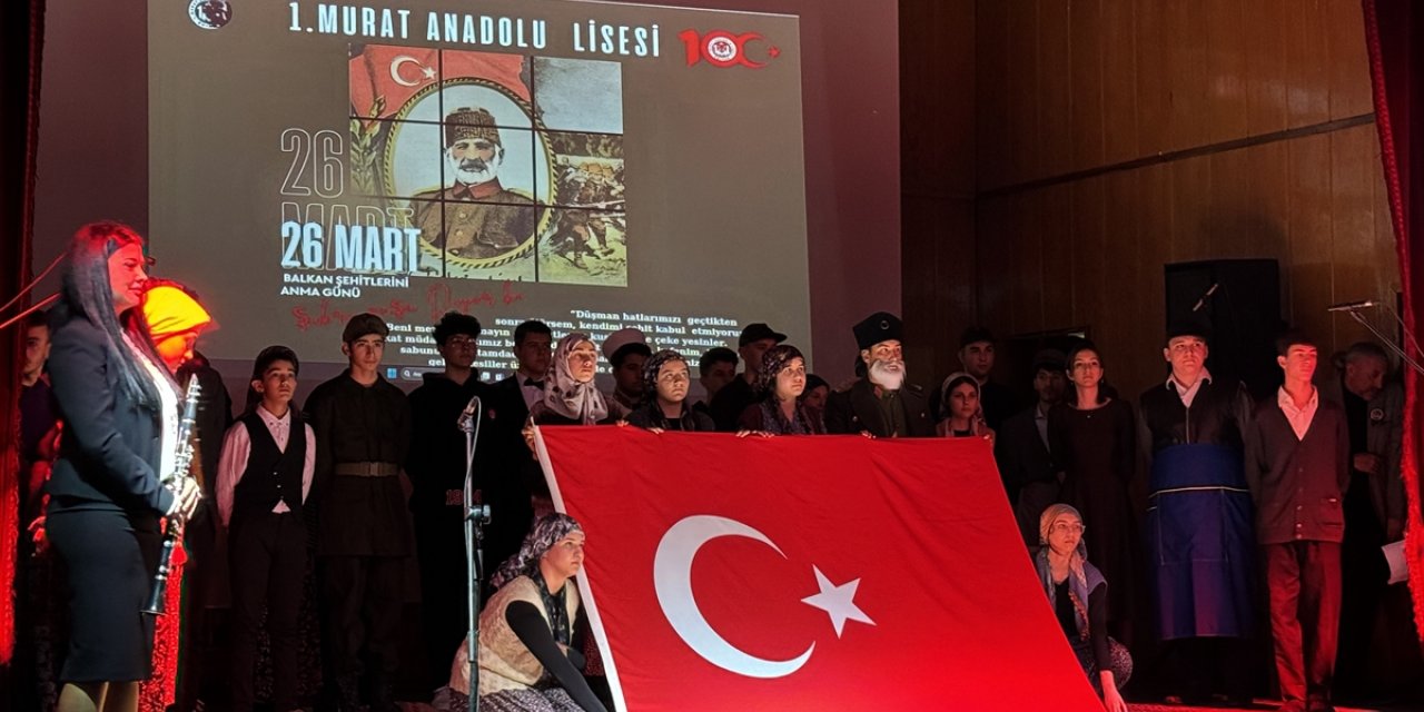 Edirne'de Balkan Şehitleri anıldı