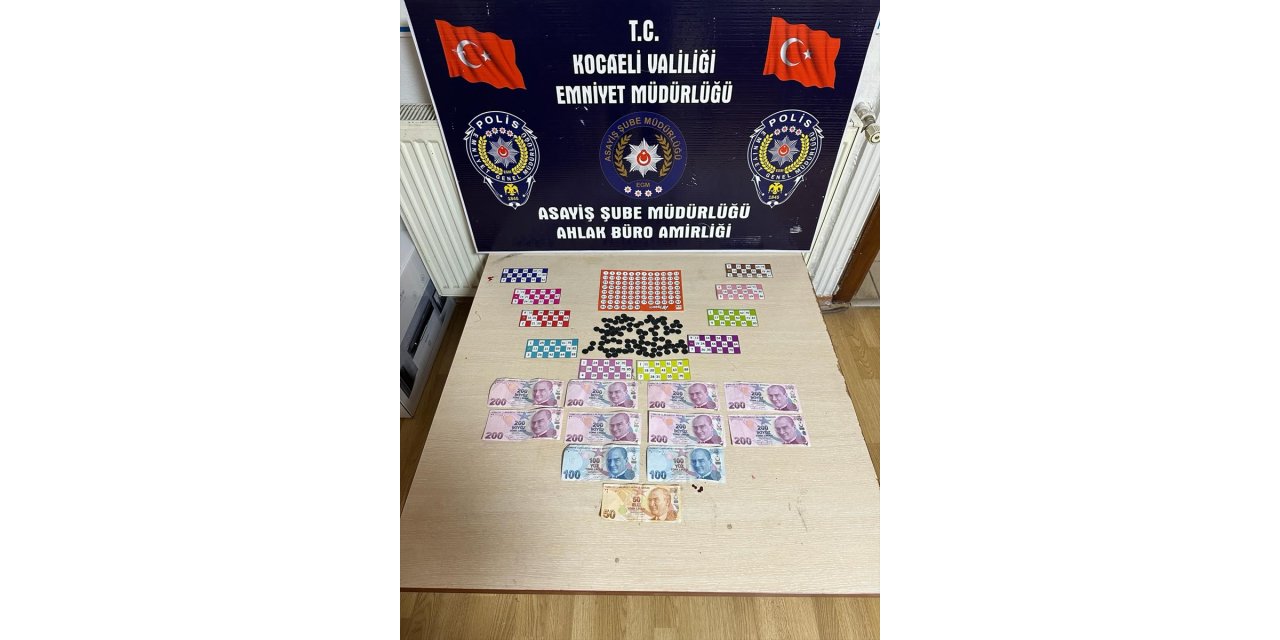 Kocaeli'de kumar oynayan 6 kişiye 38 bin 550 lira ceza verildi