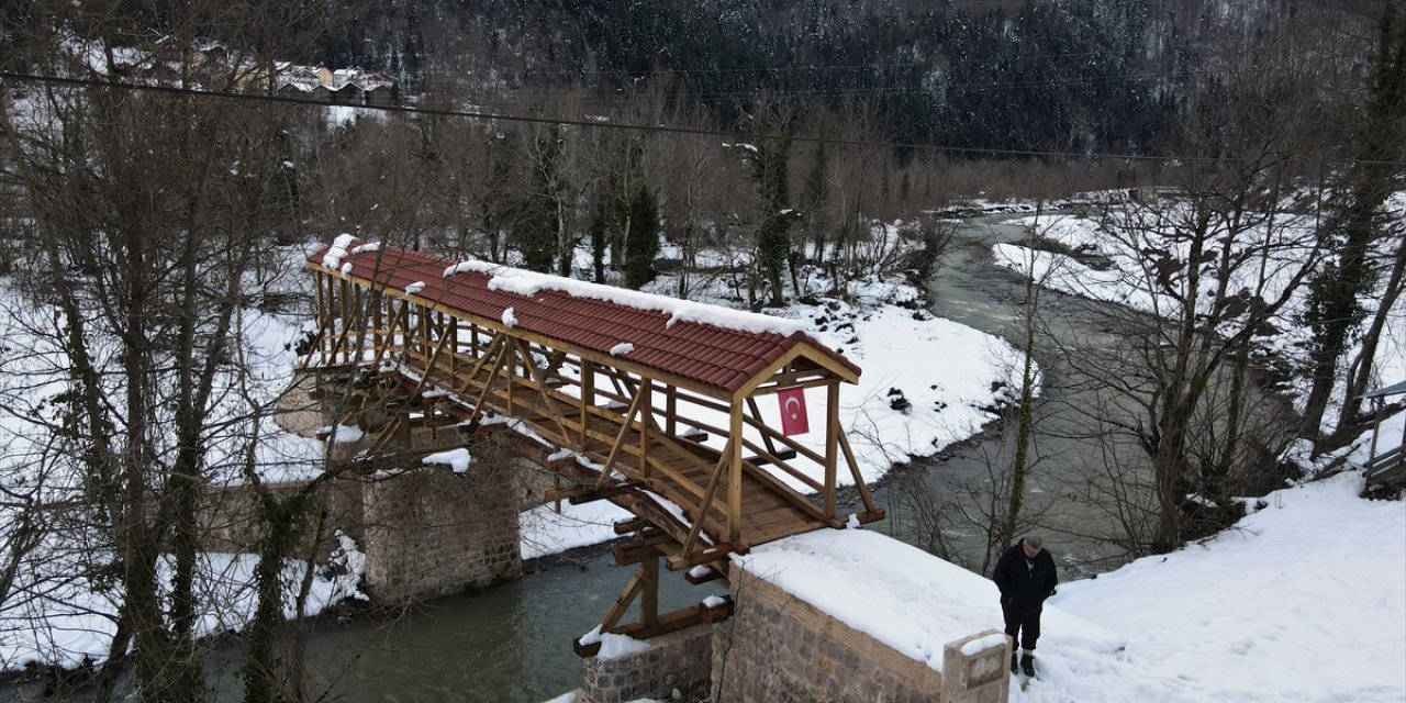 Selin yıktığı tarihi Aktaş Köprüsü yeniden inşa edildi
