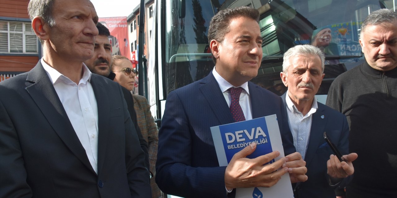 DEVA Partisi Genel Başkanı Babacan, Gümüşhane'de konuştu: