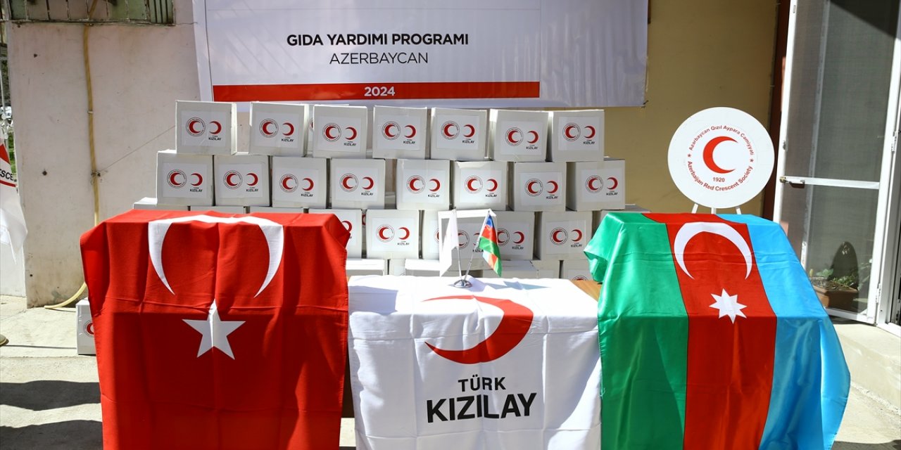 Türk Kızılay, Azerbaycan'da ihtiyaç sahibi ailelere ramazan yardımı dağıttı