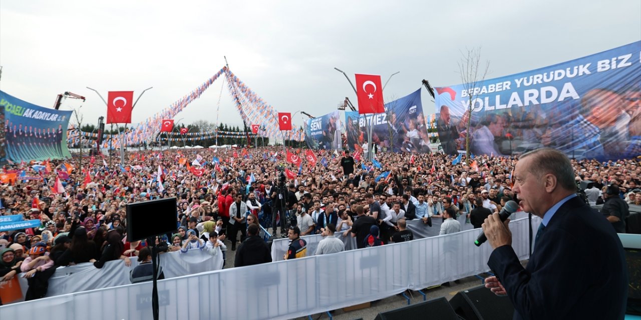 Cumhurbaşkanı ve AK Parti Genel Başkanı Erdoğan, partisinin Kocaeli mitinginde konuştu: (1)