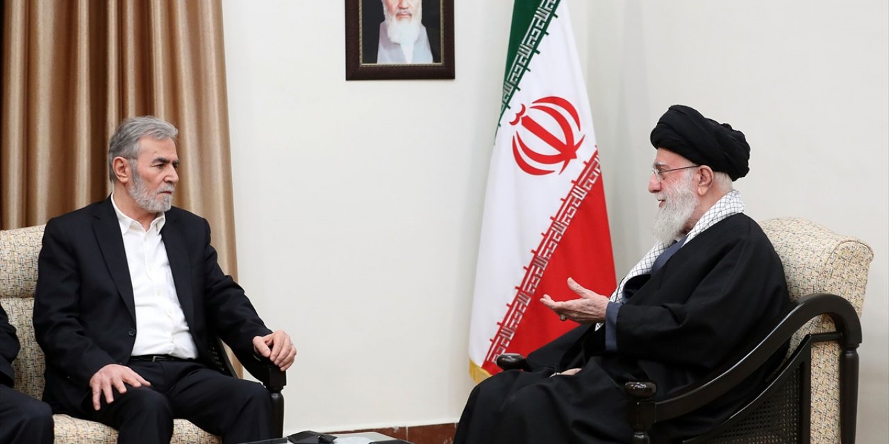 İran lideri Hamaney, Filistin İslami Cihad Hareketi lideri ile Gazze'deki durumu görüştü