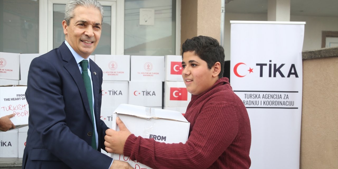 TİKA, Sırbistan'da "Ramazan Programı" kapsamında 1600 koli gıda maddesi dağıttı