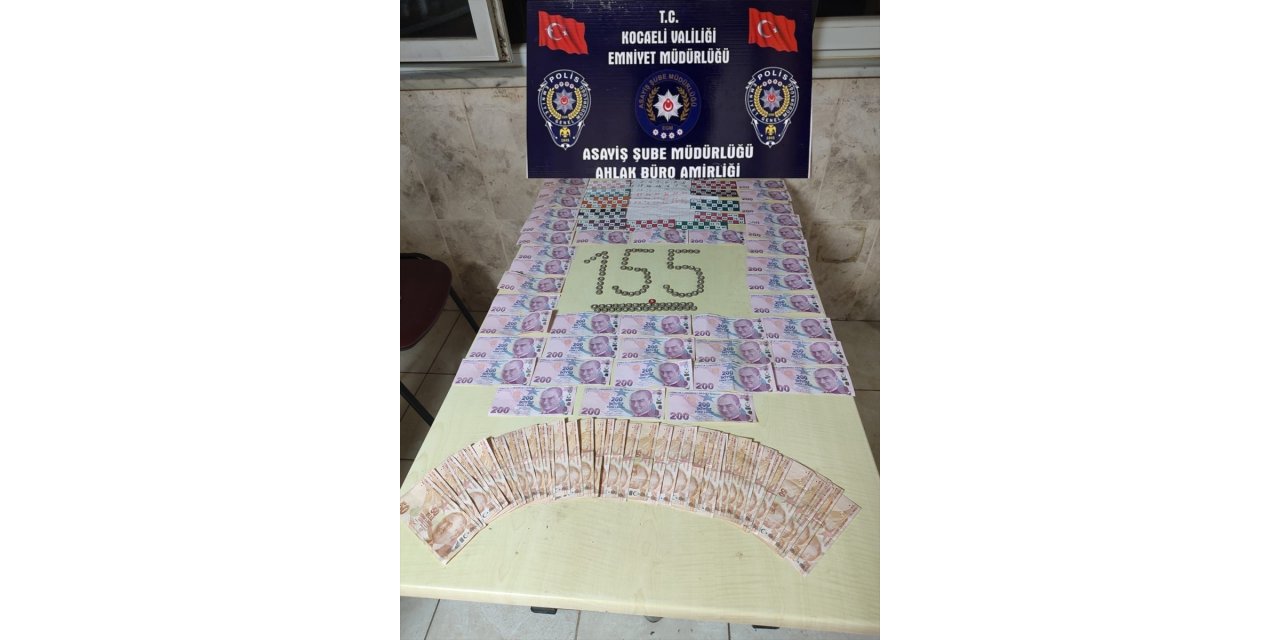 Kocaeli'de kumar oynayan 11 kişiye 70 bin 675 lira ceza verildi