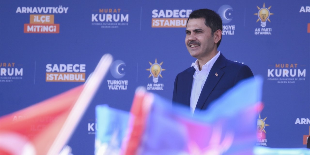 İBB Başkan adayı Kurum, partisinin Arnavutköy Mitingi'nde konuştu: