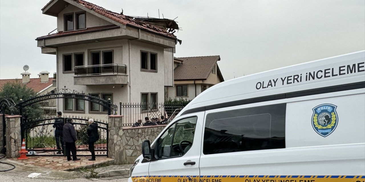 Bursa'da villada çıkan yangında ölen kişinin cinayete kurban gittiği belirlendi
