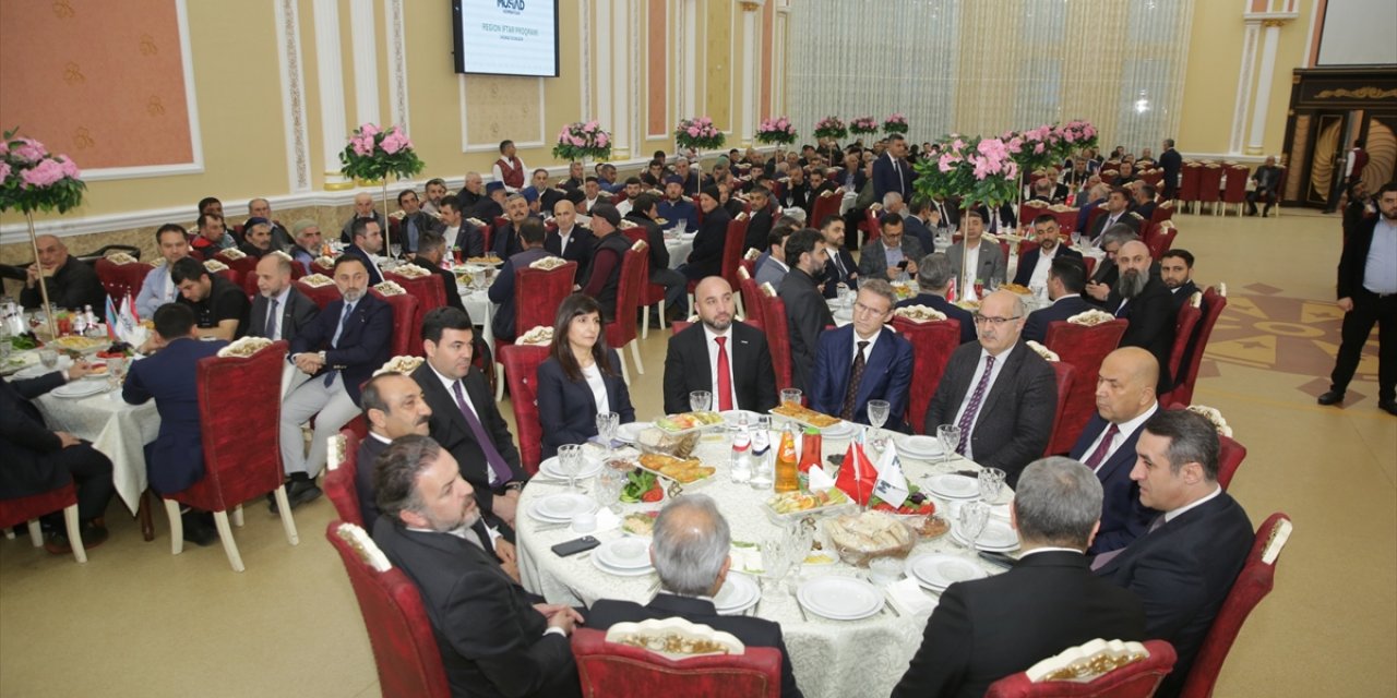 MÜSİAD Azerbaycan, Haçmaz ilinde iftar programı düzenledi