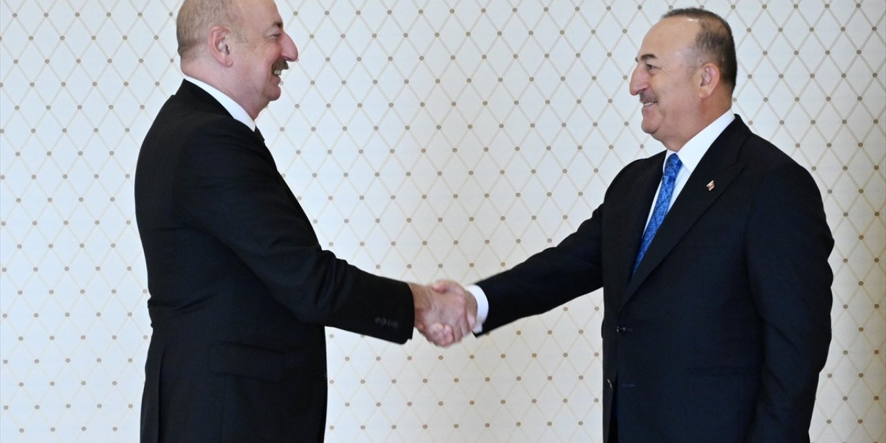 Azerbaycan Cumhurbaşkanı, NATO Parlamenter Asamblesi Türk Delegasyonu Başkanı Çavuşoğlu'nu kabul etti