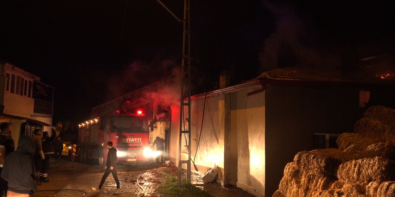 Sivas'ta müstakil evde çıkan yangın söndürüldü