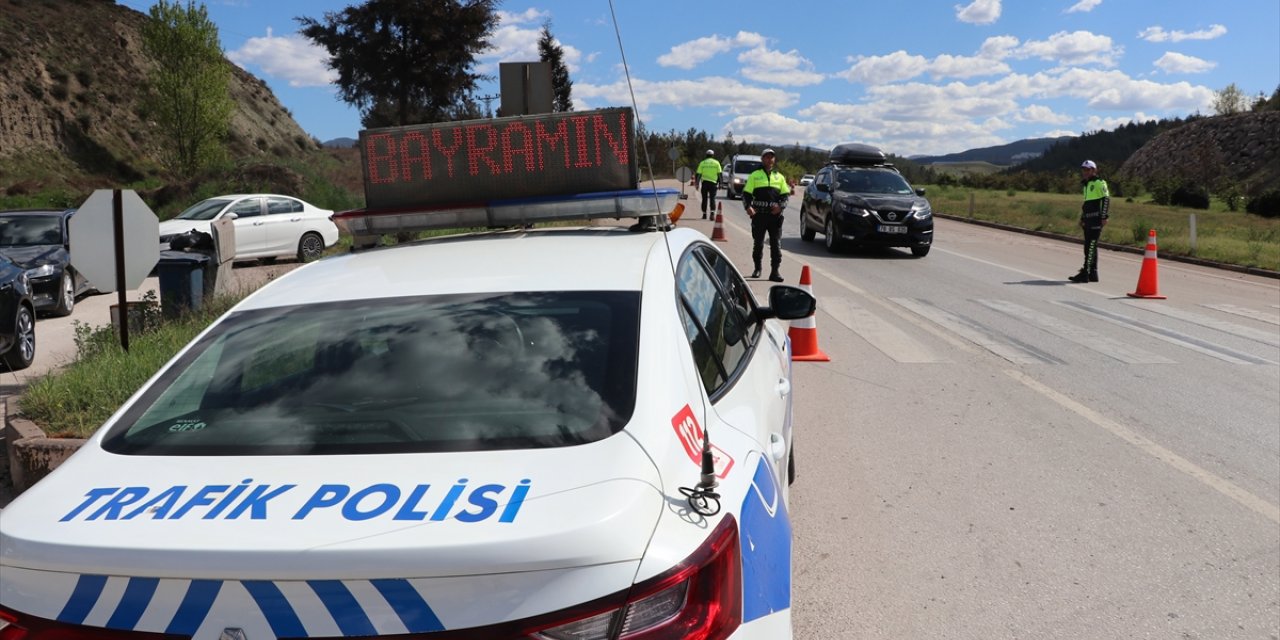 Karabük'te Ramazan Bayramı öncesi trafik denetimi yapıldı