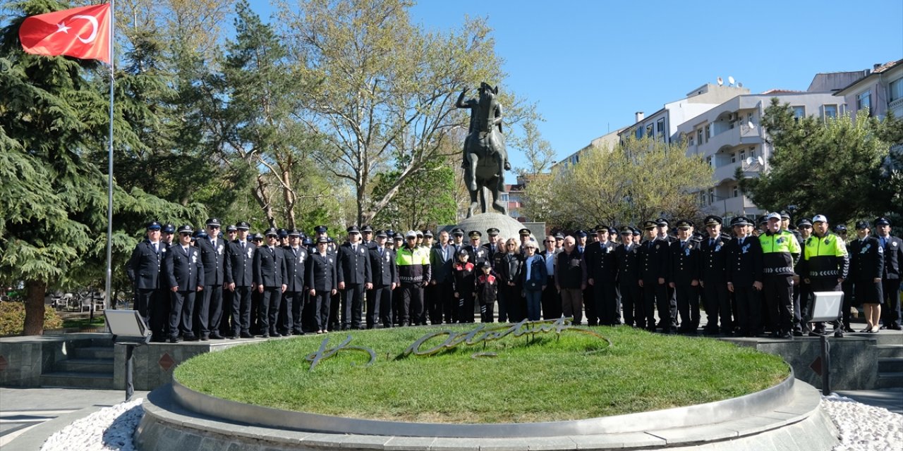 Edirne ve Kırklareli'nde Türk Polis Teşkilatının 179. kuruluş yılı kutlandı