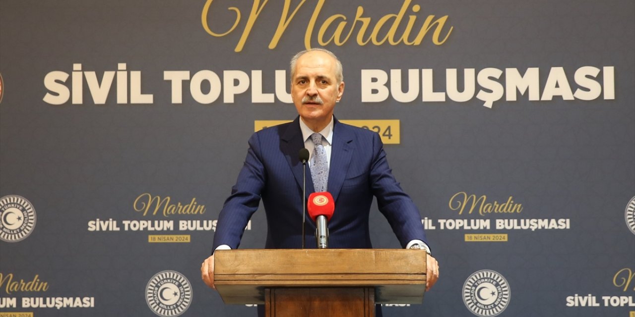 TBMM Başkanı Kurtulmuş, Mardin'de "Sivil Toplum Buluşmaları Programı"nda konuştu: