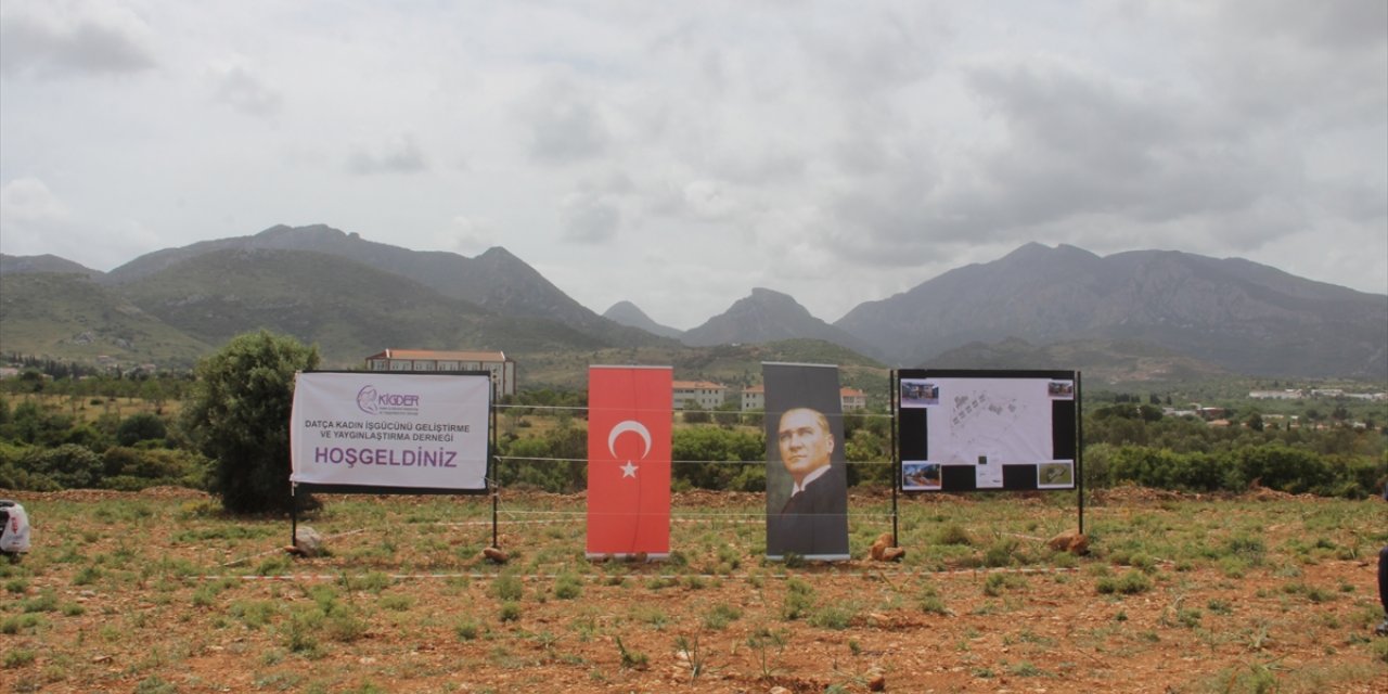 Datça Çocuk Evleri Sitesi'nin temsili temel atma töreni düzenlendi