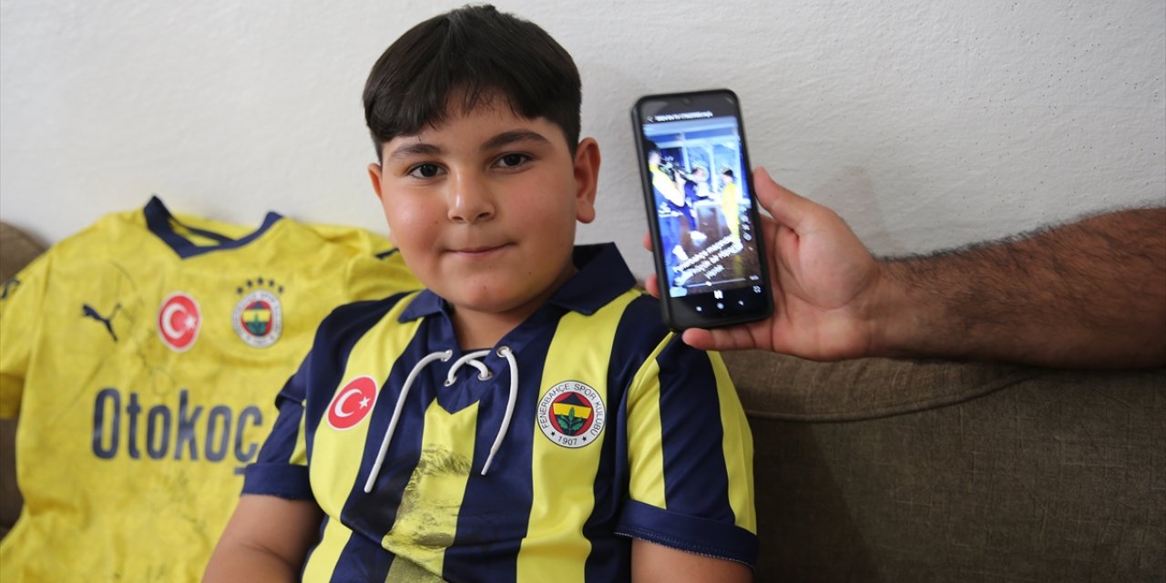 Şanlıurfalı küçük taraftar Sami Yusuf, Kadıköy'de Fenerbahçe maçı izleme heyecanını anlattı