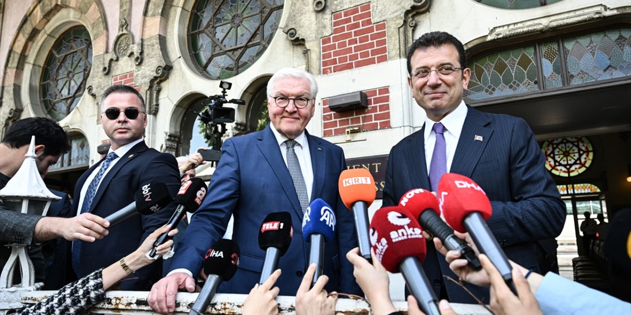 Almanya Cumhurbaşkanı Steinmeier, İBB Başkanı İmamoğlu ile görüştü