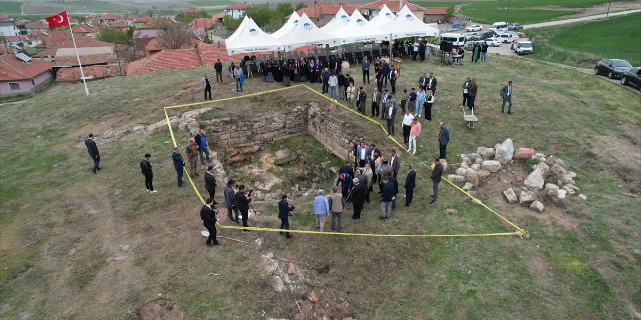 Ankara'daki tarihi Melikşah Hamamı'nda kazı çalışmaları başladı