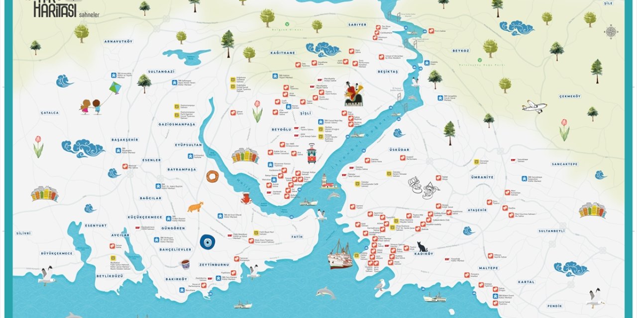 İstanbul'un tiyatro haritası oluşturuldu