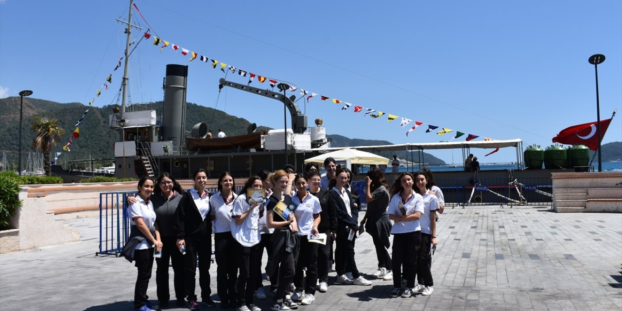 TCG Nusret Müze Gemisi Marmaris'te ziyarete açıldı