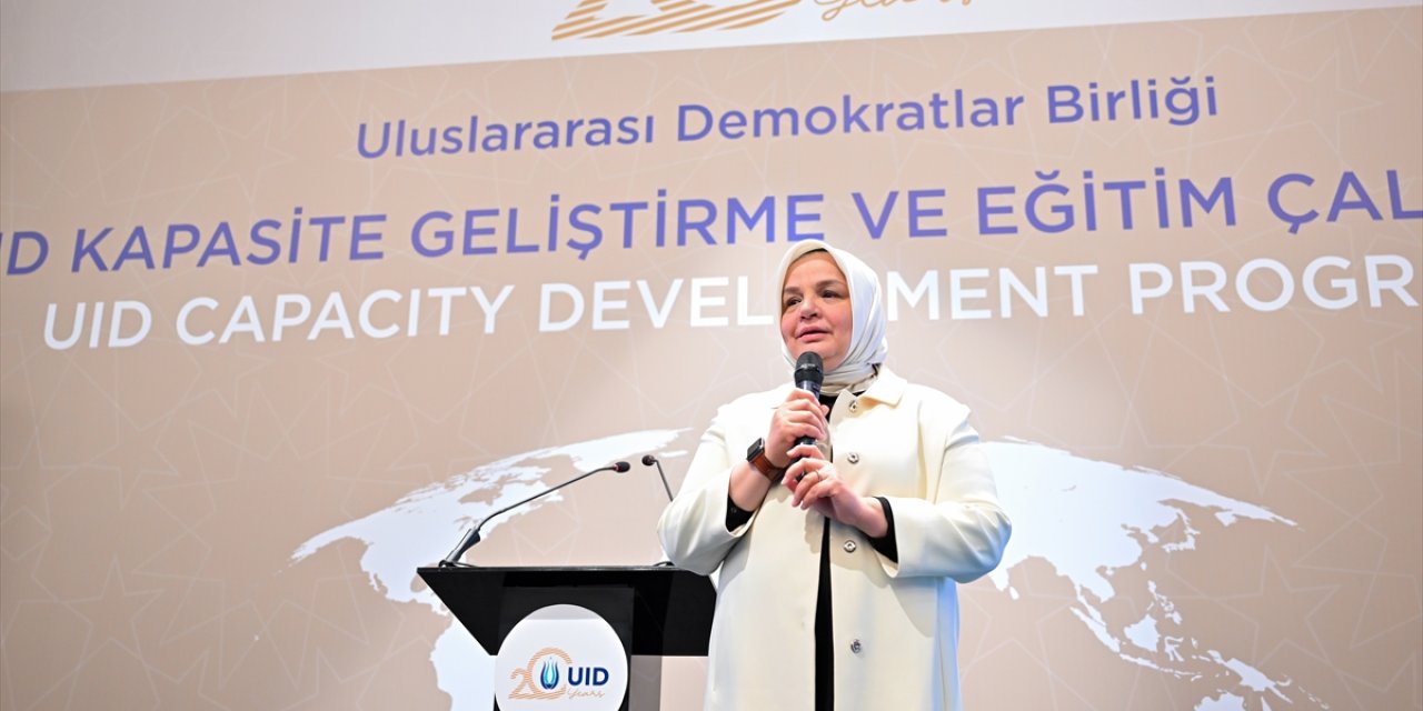 AK Parti Genel Merkez Kadın Kolları Başkanı Keşir, UID Çalıştayı'nda konuştu: