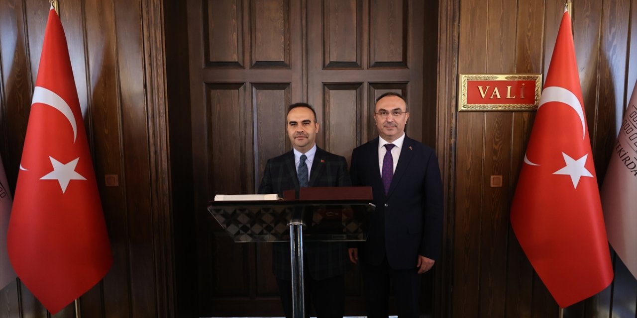 Sanayi ve Teknoloji Bakanı Kacır, Tekirdağ Valiliğini ziyaret etti: