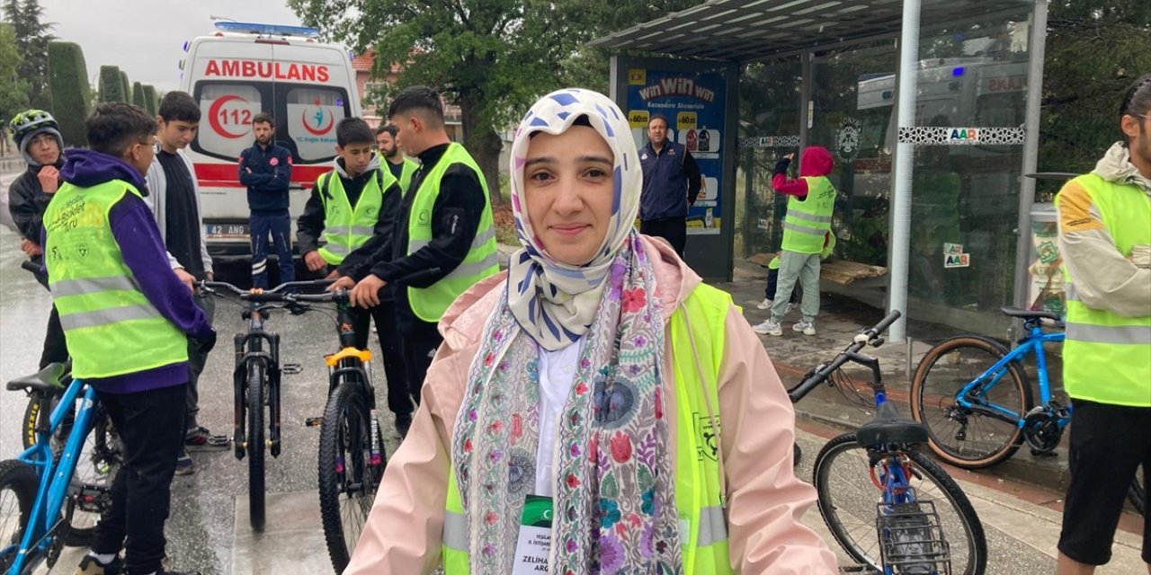 Konya'da "11. Yeşilay Bisiklet Turu" düzenlendi