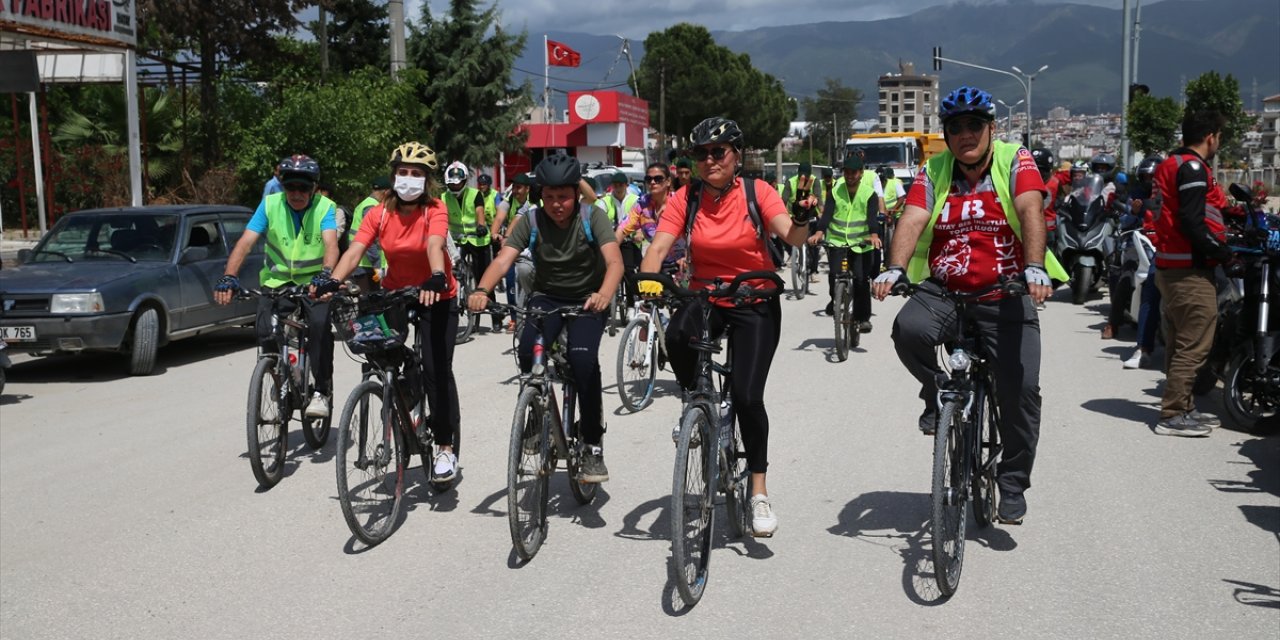 Hatay'da "11. Yeşilay Bisiklet Turu" düzenlendi