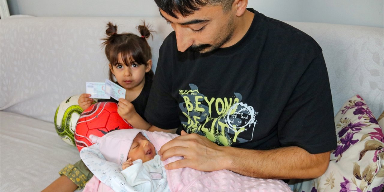 Diyarbakırlı çift yeni doğan kızlarına milli voleybolcu "Vargas"ın ismini verdi