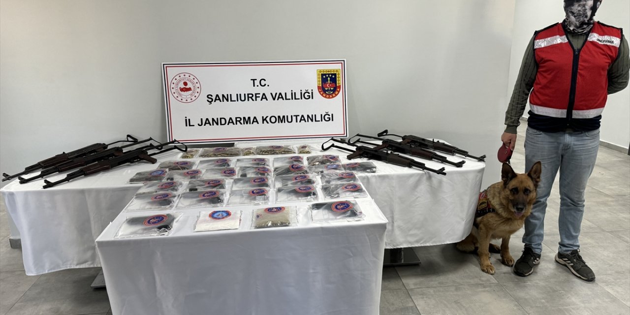Şanlıurfa'da uyuşturucu satıcıları ve silah kaçakçılarına yönelik operasyonda 53 gözaltı
