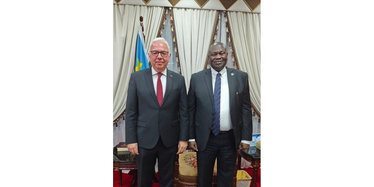 Türkiye'nin Cuba Büyükelçisi Mutaf'tan, Güney Sudan Cumhurbaşkanı Yardımcısı Machar'a ziyaret