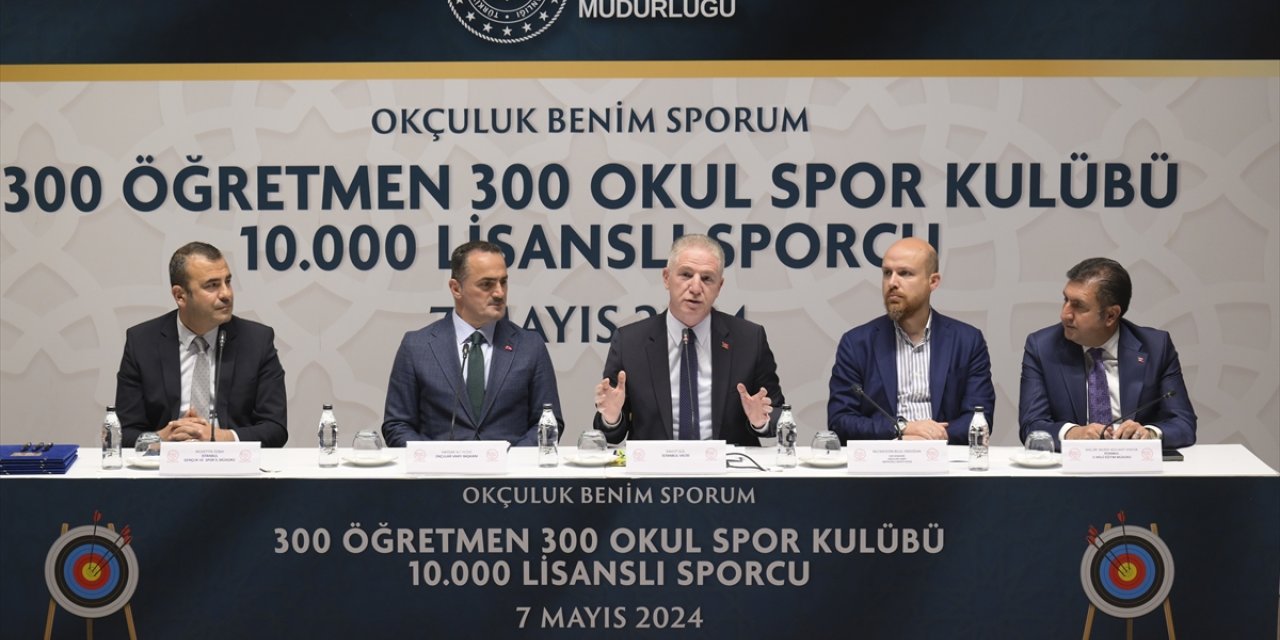 "Okçuluk Benim Sporum" projesi İstanbul'da tanıtıldı