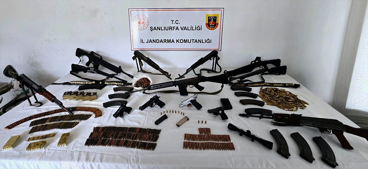 Şanlıurfa'da silah kaçakçılığı operasyonunda 4 şüpheli yakalandı