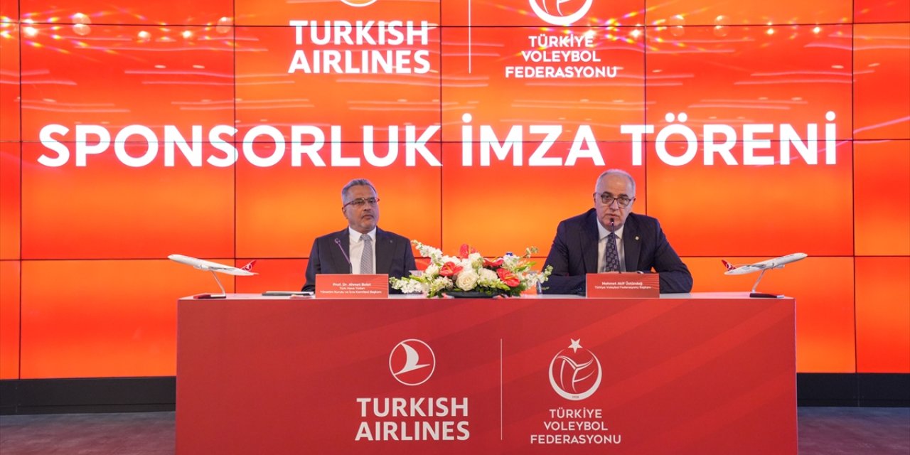 THY, Türkiye Voleybol Federasyonunun sponsoru oldu
