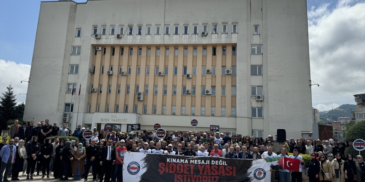 Trabzon ve çevre illerde eğitim sendikalarından okul müdürünün öldürülmesine tepki