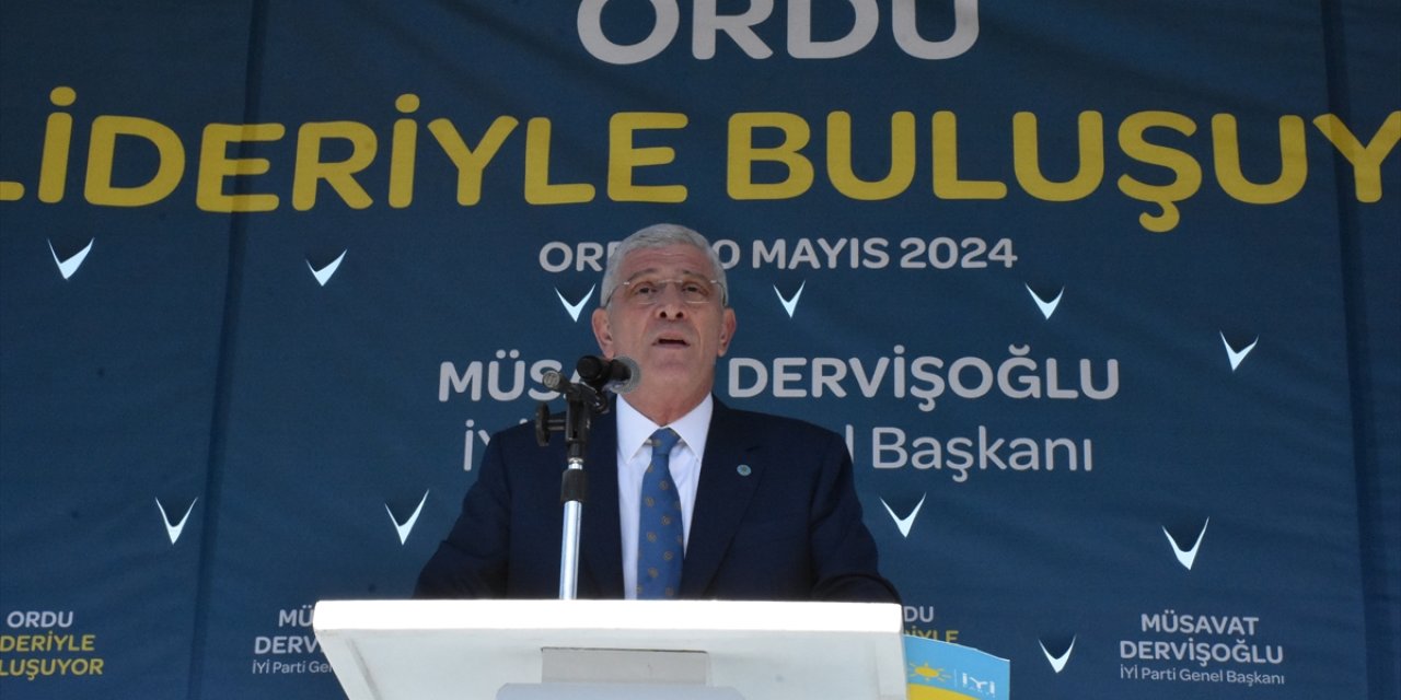 İYİ Parti Genel Başkanı Dervişoğlu Ordu'da konuştu: