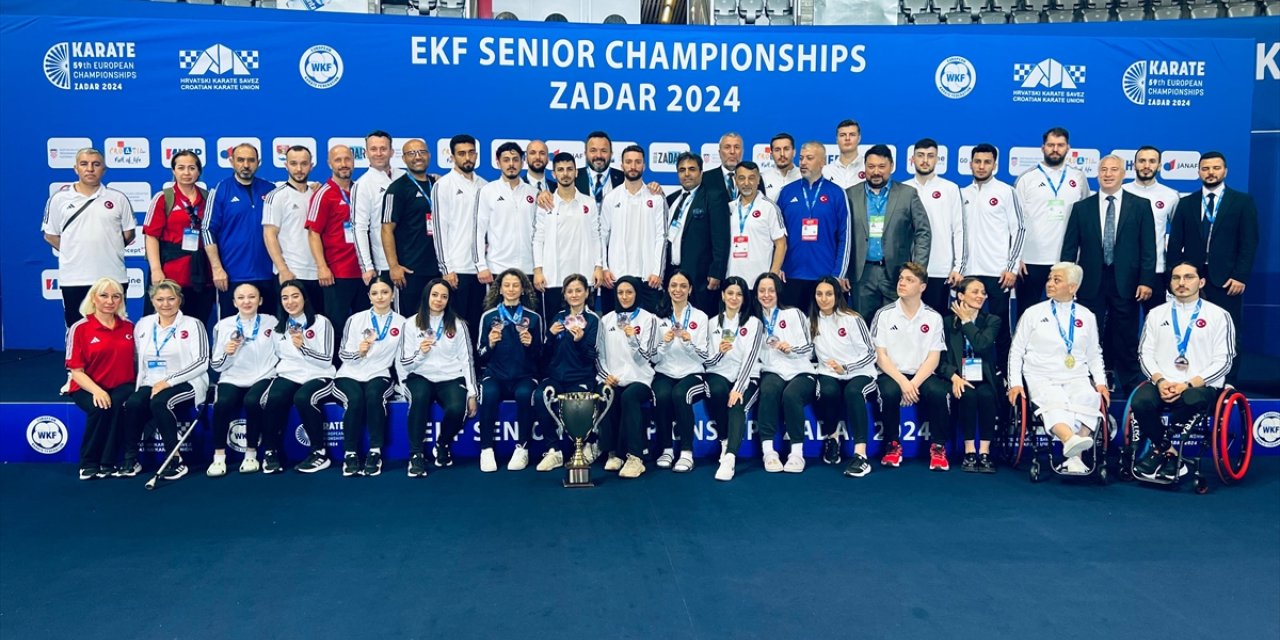 Türkiye Milli Karate Takımı, Avrupa şampiyonasını zirvede tamamladı