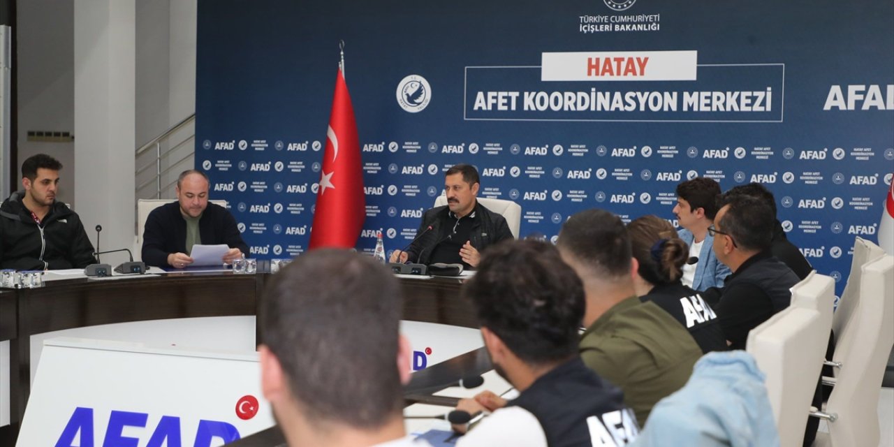 Hatay'da sağanak nedeniyle kriz masası oluşturuldu