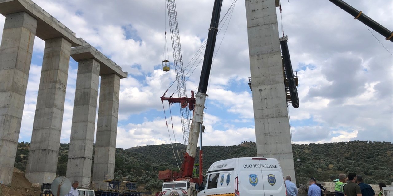 Aydın'da vinç bomunun kopması sonucu 1 işçi öldü