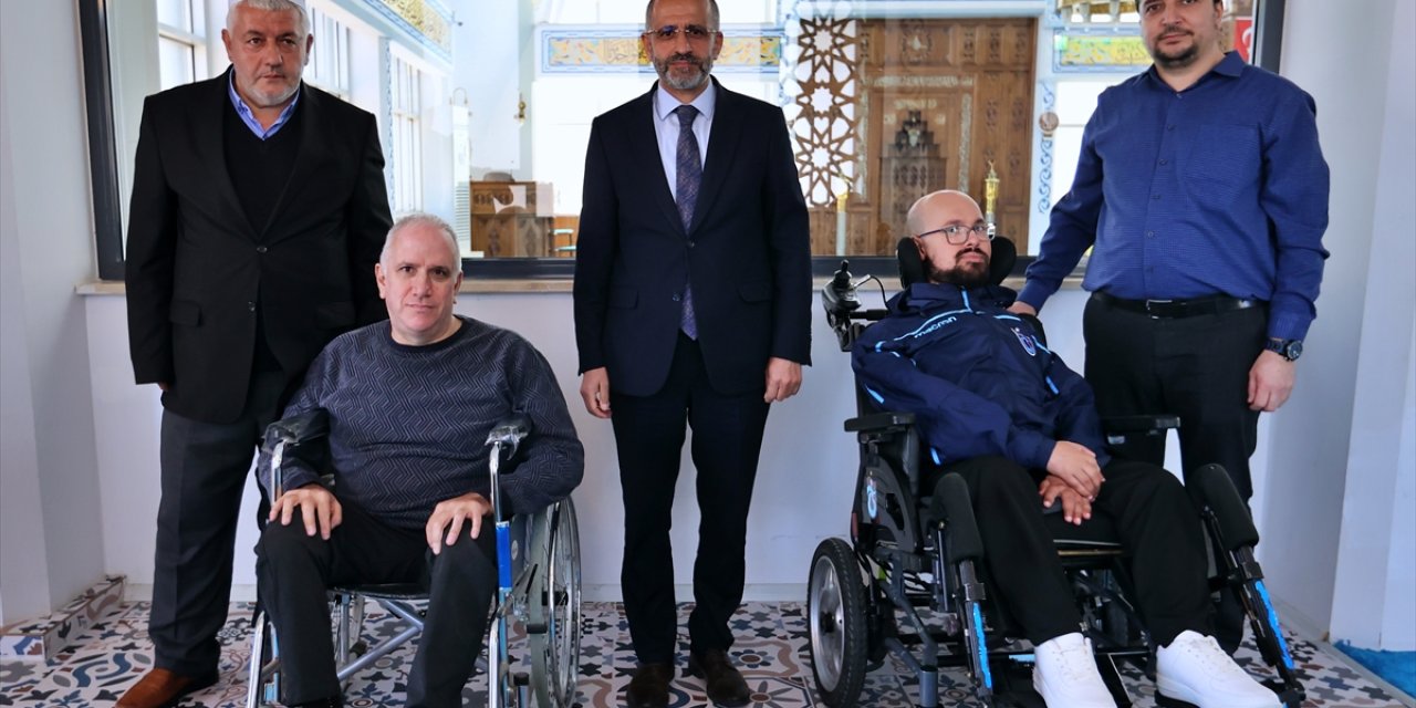 Samsun'da Alaaddin Camisi'ndeki düzenlemeler engelli bireylerin ibadetlerini kolaylaştırıyor