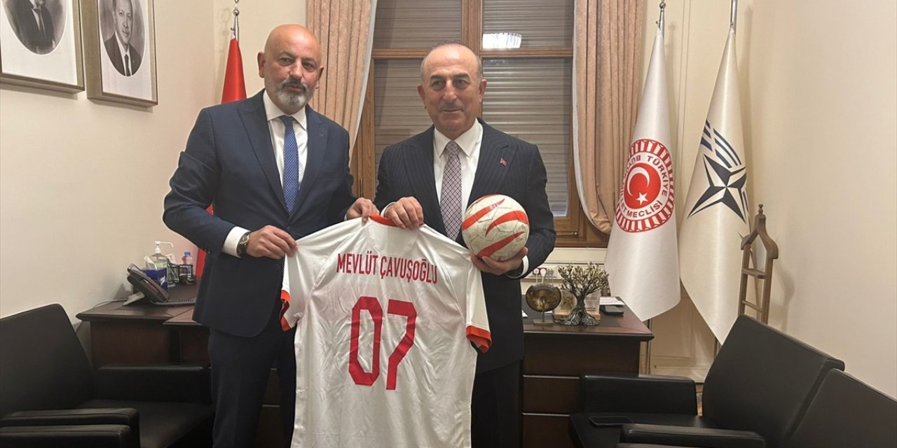 TFF Engelliler Koordinasyon Kurulu Başkanı Gürsoy, Mevlüt Çavuşoğlu'nu ziyaret etti