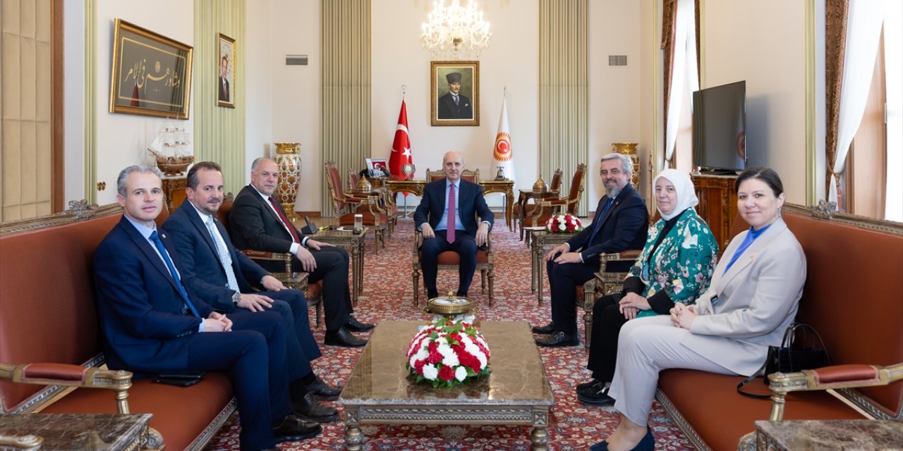 TBMM Başkanı Kurtulmuş, Kosova Bölgesel Kalkınma Bakanı Damka’yı kabul etti