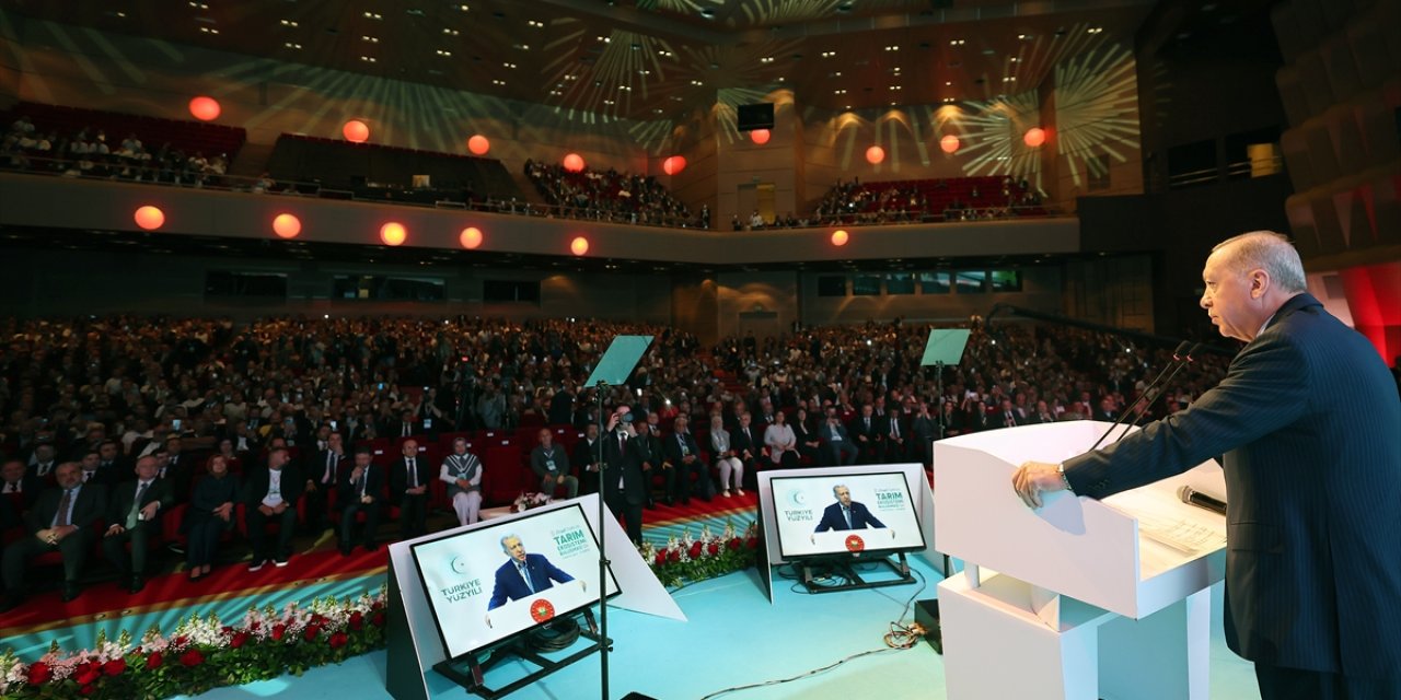 Cumhurbaşkanı Erdoğan, "Ziraat Bankası Tarım Ekosistemi Buluşması" programında konuştu: (1)