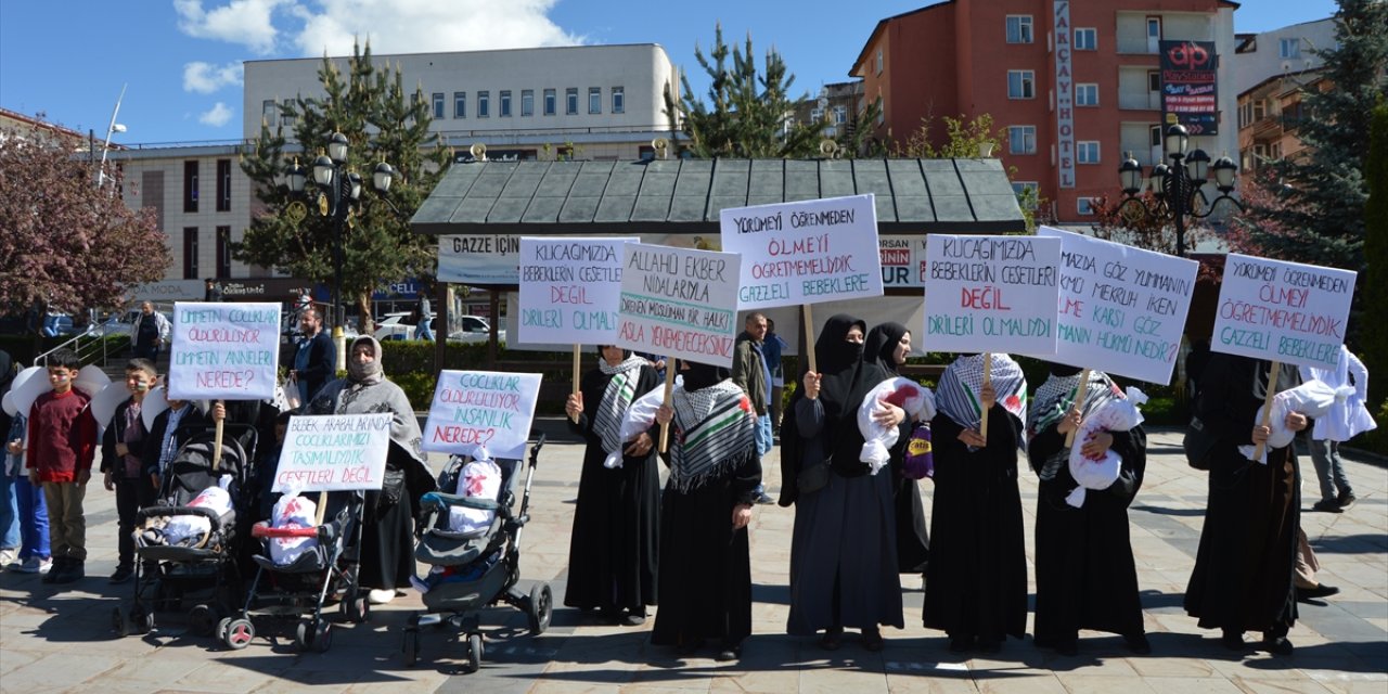 Erzurum'da sağlık çalışanları, Gazze için 27 haftadır "sessiz yürüyüş" yapıyor