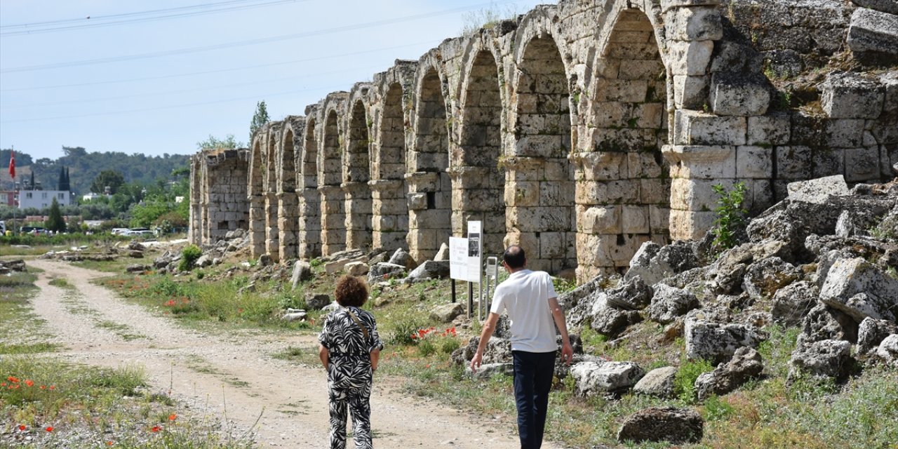 "Antik Perge"nin stadyum arenasındaki çalışmalar tamamlandı