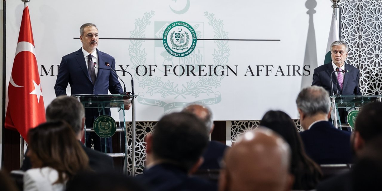 Dışişleri Bakanı Fidan, Pakistanlı mevkidaşı Dar ile ortak basın toplantısında konuştu: (2)