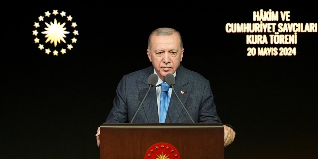 Cumhurbaşkanı Erdoğan, Adli Yargı ve İdari Yargı Kura Töreni'nde konuştu: (1)
